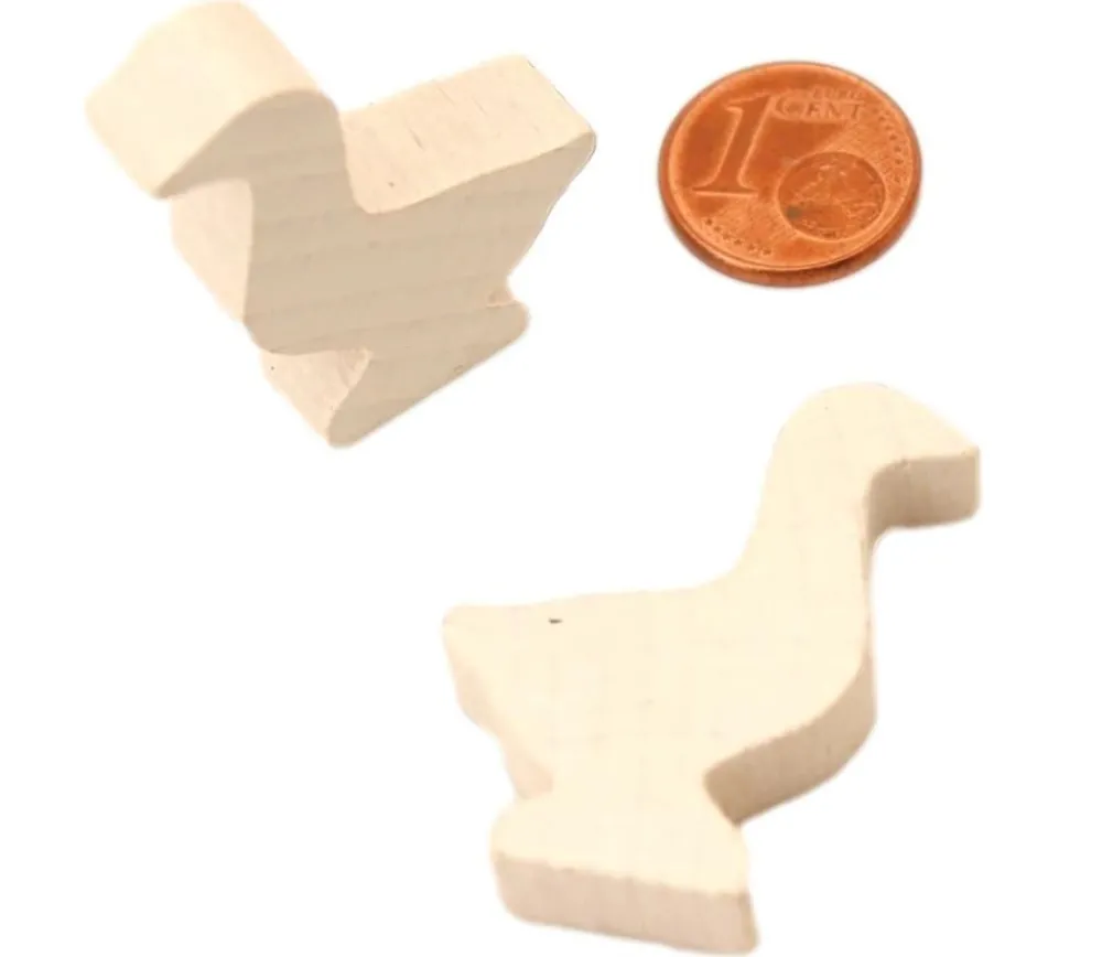 Tout Pour le Jeu Pion oie en bois de 35 x 26 x 8 mm pour jeu