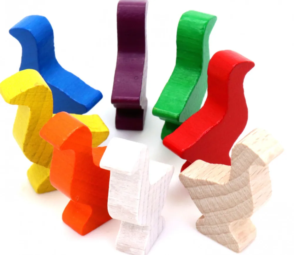 Tout Pour le Jeu Pion oie en bois de 35 x 26 x 8 mm pour jeu