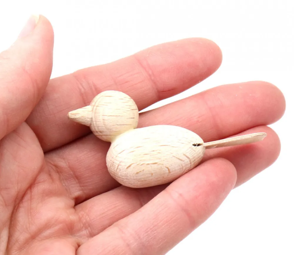 Tout Pour le Jeu Pion oiseau en bois naturel 5.5 cm
