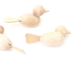 Tout Pour le Jeu Pion oiseau en bois naturel 5.5 cm