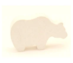 Tout Pour le Jeu Pion ours blanc en bois pour jeu grizzli polaire
