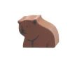 Tout Pour le Jeu Pion Ours brun en bois 13 x 17 x 10 mm