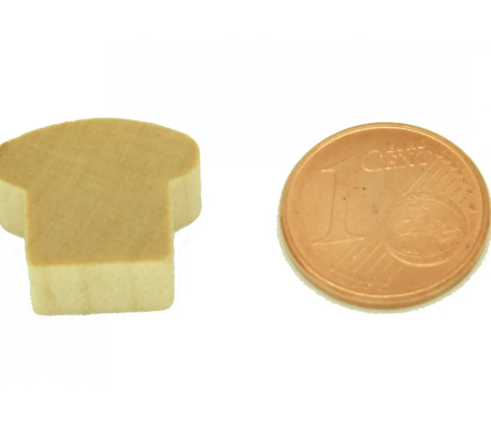 Tout Pour le Jeu Pion pain naturel 13 x 16 x 7 mm