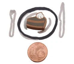 Tout Pour le Jeu Pion part de Gâteau en bois 16 x 14 x 5 mm