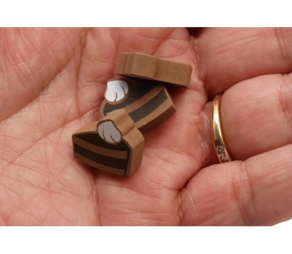 Tout Pour le Jeu Pion part de Gâteau en bois 16 x 14 x 5 mm