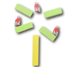 Tout Pour le Jeu Pion Perroquet en bois 15 x 9 x 10 mm