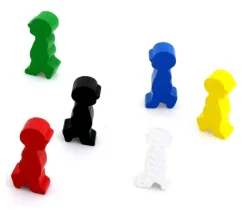 Tout Pour le Jeu Pion personnage de profil en bois 14 x 30 X 8 mm enfant garçon à l'unité