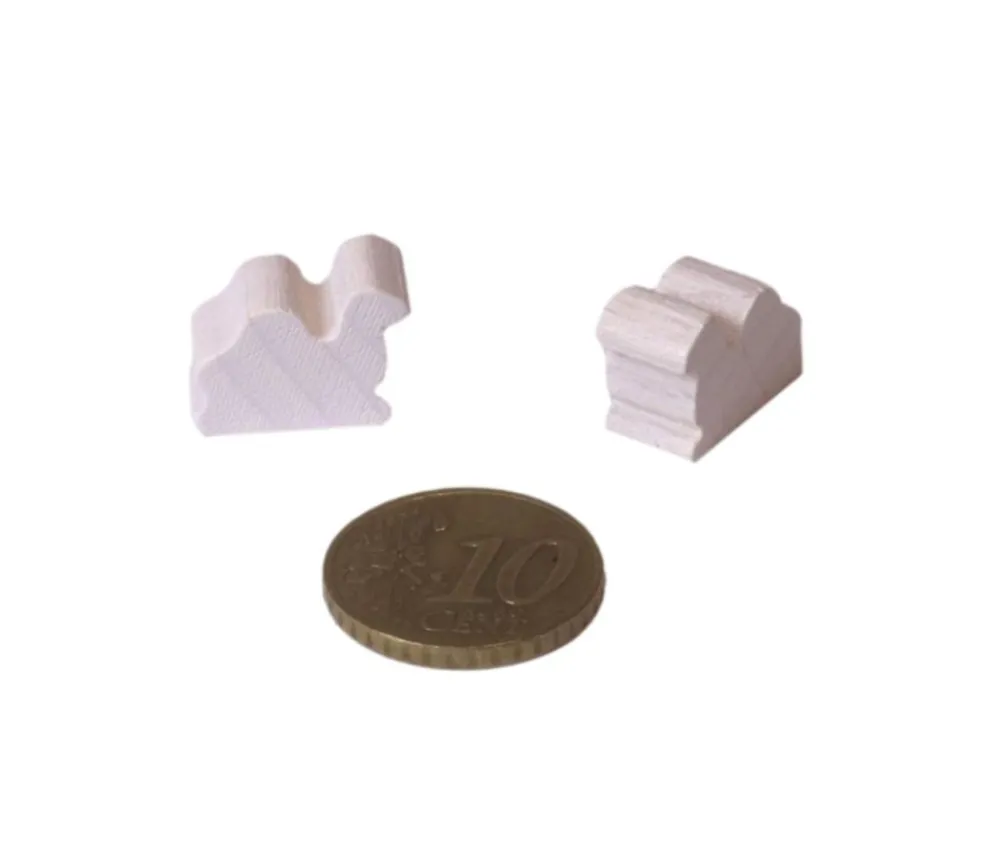 Tout Pour le Jeu Pion petit dromadaire chameau couché en bois 16x12x8 mm