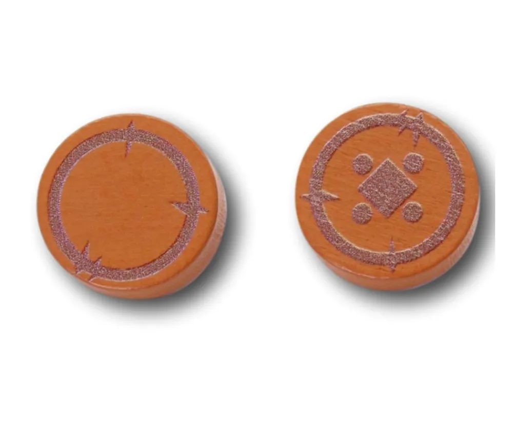 Tout Pour le Jeu Pion Pièce de Bronze en bois 15 x 15 x 5 mm