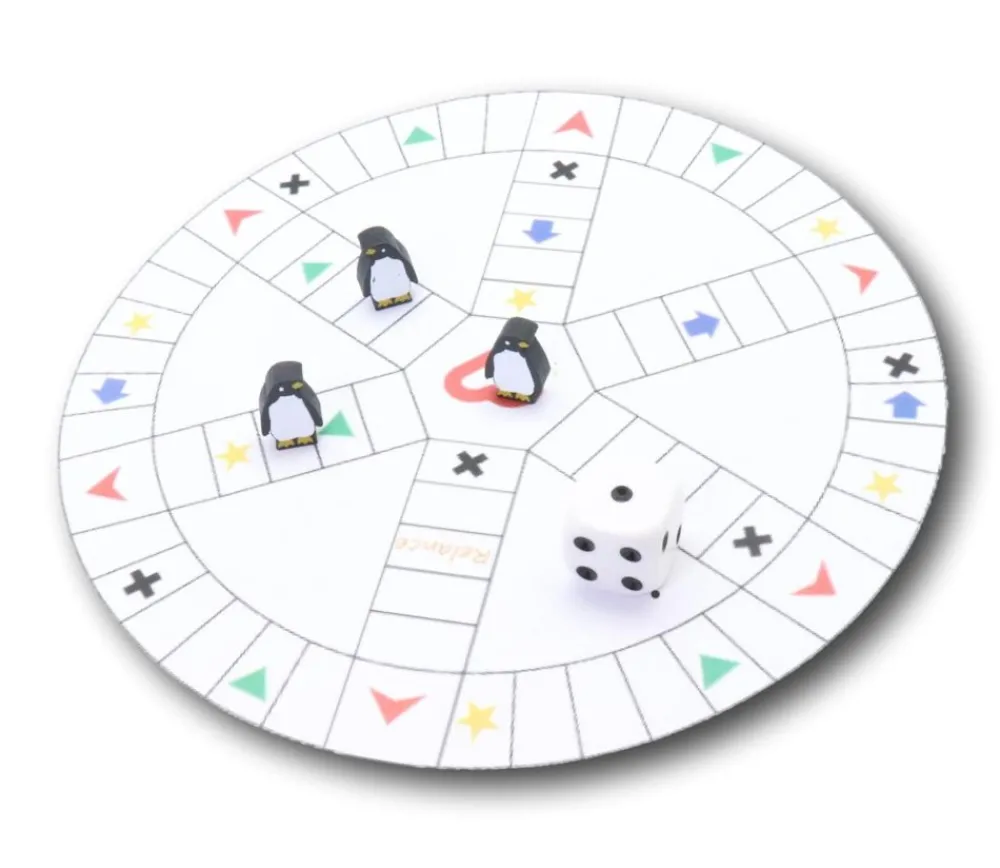 Tout Pour le Jeu Pion Pingouin en bois 1.5 cm
