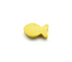Tout Pour le Jeu Pion poisson jaune en bois 24 x 13 x 8 mm pour jeu
