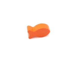 Tout Pour le Jeu Pion poisson orange en bois 24 x 13 x 8 mm pour jeu