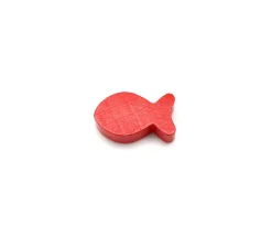 Tout Pour le Jeu Pion poisson rouge en bois 24 x 13 x 8 mm pour jeu