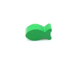 Tout Pour le Jeu Pion poisson vert en bois 24 x 13 x 8 mm pour jeu