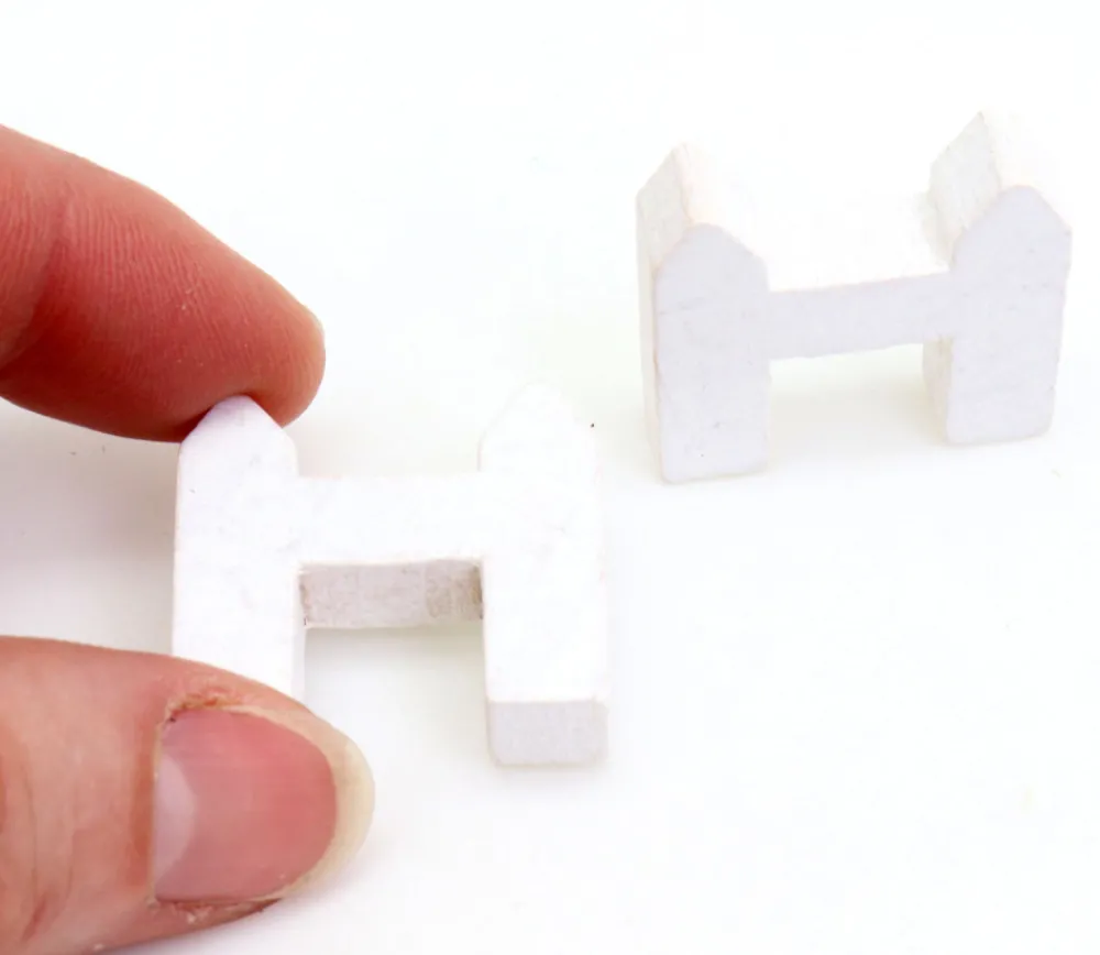 Tout Pour le Jeu Pion pont Tour blanche - Bridge 28 x 25 x 10 mm