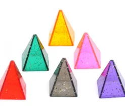 Tout Pour le Jeu Pion pyramide pailleté ou opaque 15 x 20 mm de jeu à l'unité