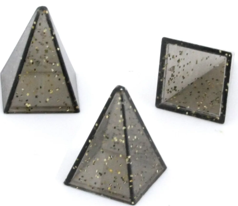 Tout Pour le Jeu Pion pyramide pailleté ou opaque 15 x 20 mm de jeu à l'unité