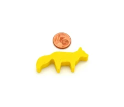 Tout Pour le Jeu Pion renard jaune en bois 45 x 20 x 8 mm
