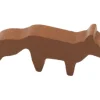 Tout Pour le Jeu Pion renard marron en bois 45 x 20 x 8 mm