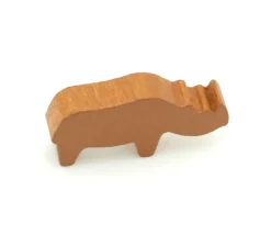 Tout Pour le Jeu Pion rhinocéros marron clair en bois pour jeu 39 x 20 x 8 mm