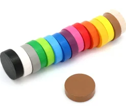 Tout Pour le Jeu Pion rond 3.1 cm pour jeu - jeton en bois 31 x 8 mm à l'unité