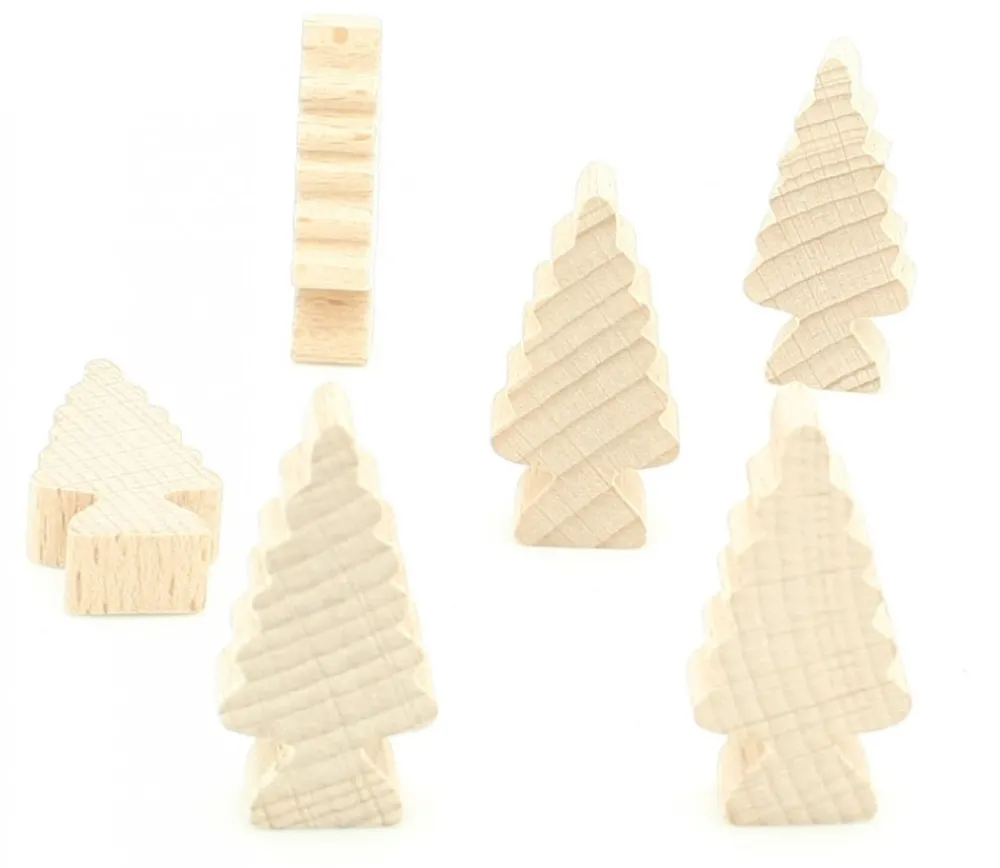 Tout Pour le Jeu Pion sapin naturel en bois 43x21x10 mm