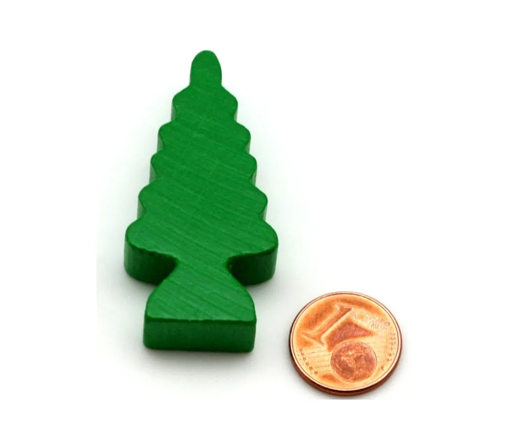 Tout Pour le Jeu Pion sapin vert en bois 43x21x10 mm