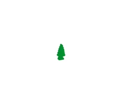Tout Pour le Jeu Pion sapin vert en bois 43x21x10 mm