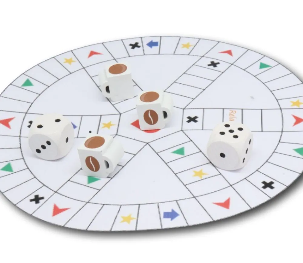 Tout Pour le Jeu Pion Tasse de Café en bois 15 x 15 x 12 mm