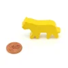 Tout Pour le Jeu Pion tigre jaune en bois pour jeu 40 x 22 X 8 mm