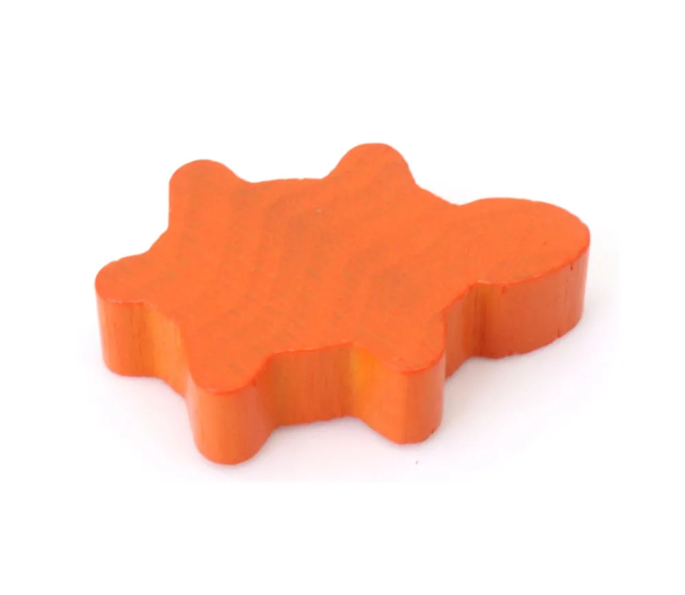 Tout Pour le Jeu Pion Tortue en bois coloré 35 x 22 x 8 mm pour jeux