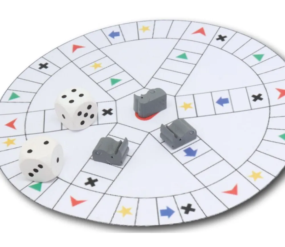 Tout Pour le Jeu Pion tête de Rhinocéros en bois 15 x 15 x 10 mm