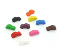Tout Pour le Jeu Pion voiture colorée pour jeu 25 x 11 x 8 mm à l'unité