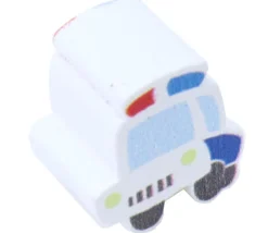 Tout Pour le Jeu Pion voiture de police en bois - 15 x 14 x 10 mm