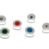 Tout Pour le Jeu Pions ronds à personnaliser lot de 10 supports blancs 15 x 17 mm