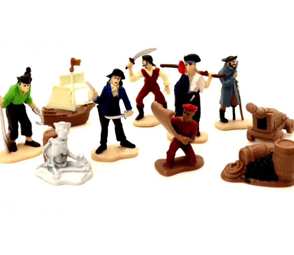 Tout Pour le Jeu Pirate : 10 figurines de jeu pirate
