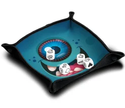 Tout Pour le Jeu Piste de dés monstre cyclope bleu 21x 21 cm