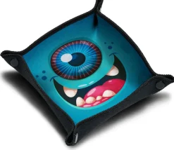 Tout Pour le Jeu Piste de dés monstre cyclope bleu 21x 21 cm