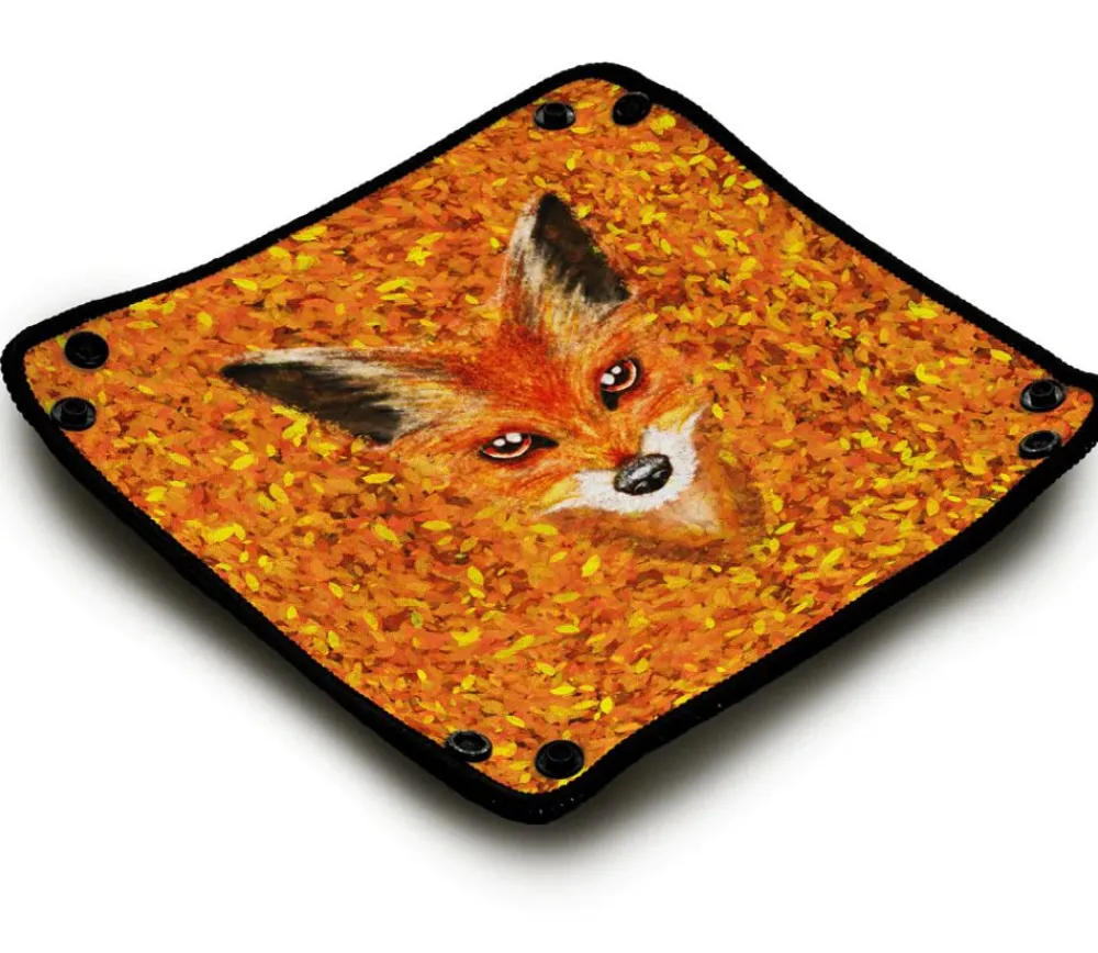 Tout Pour le Jeu Piste de dés souple renard 21 x 21 cm