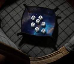 Tout Pour le Jeu Piste de dés Bleu Galaxie 21 cm x 21 cm