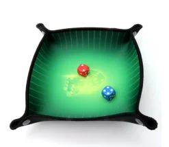 Tout Pour le Jeu Piste de dés bleue 20 x 20 cm souple et résistante