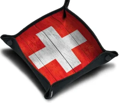 Tout Pour le Jeu Piste de dés drapeau Suisse 21x 21 cm