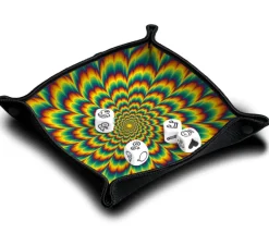 Tout Pour le Jeu Piste de dés Fleur de feu 21 cm x 21 cm