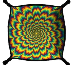 Tout Pour le Jeu Piste de dés Fleur de feu 21 cm x 21 cm