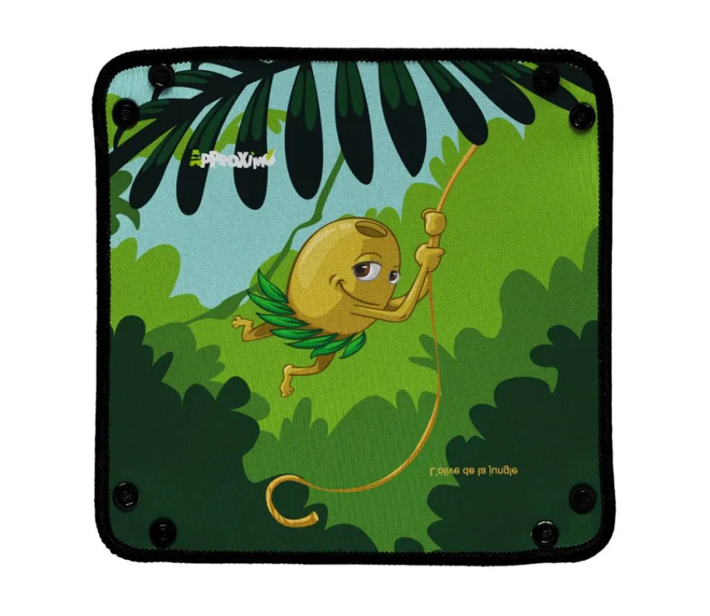 Tout Pour le Jeu Piste de dés jungle 21 cm en Néoprène