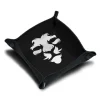 Tout Pour le Jeu Piste de dés noire motif Lion Blanc 21 cm