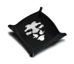 Tout Pour le Jeu Piste de dés noire motif Lion Blanc 21 cm