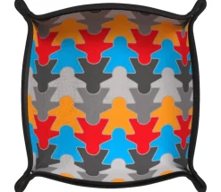 Tout Pour le Jeu Piste de dés souples meeples multicolores 21 cm x 21cm