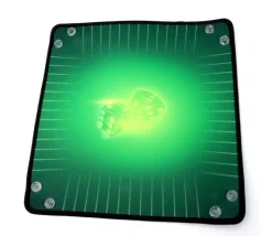 Tout Pour le Jeu Piste de dés verte 20 x 20 cm souple et résistante