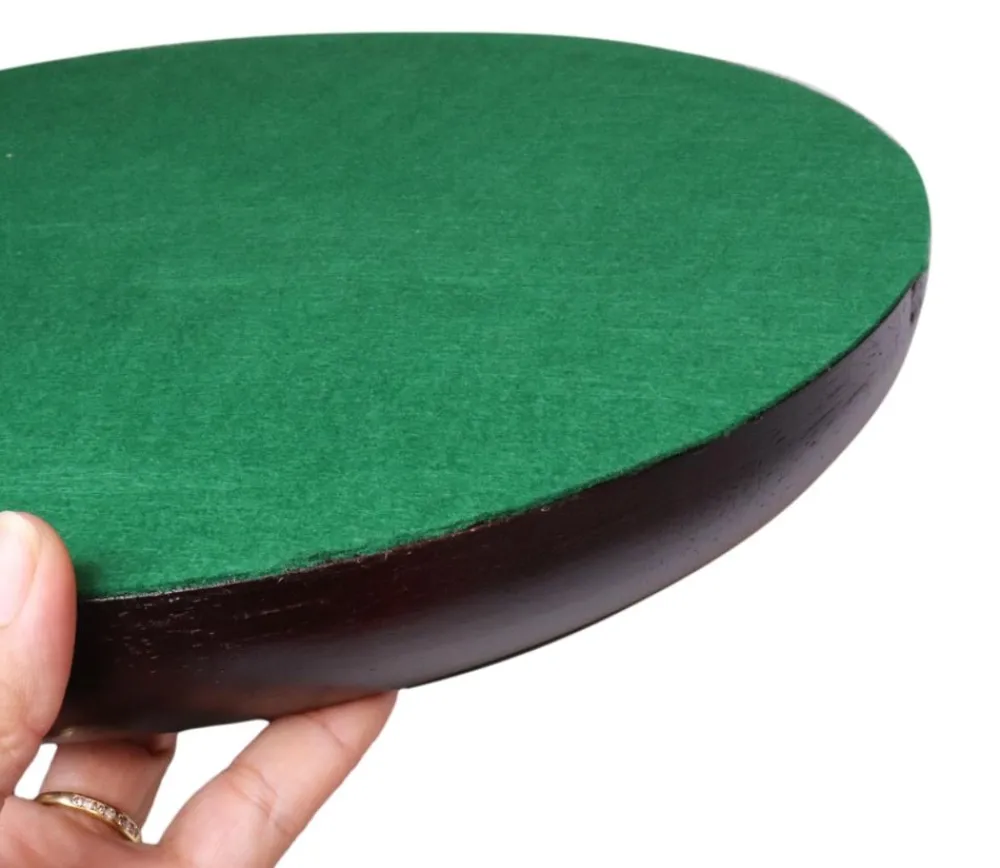 Tout Pour le Jeu Piste dés bois marron 35 cm pour jeu avec 5 dés